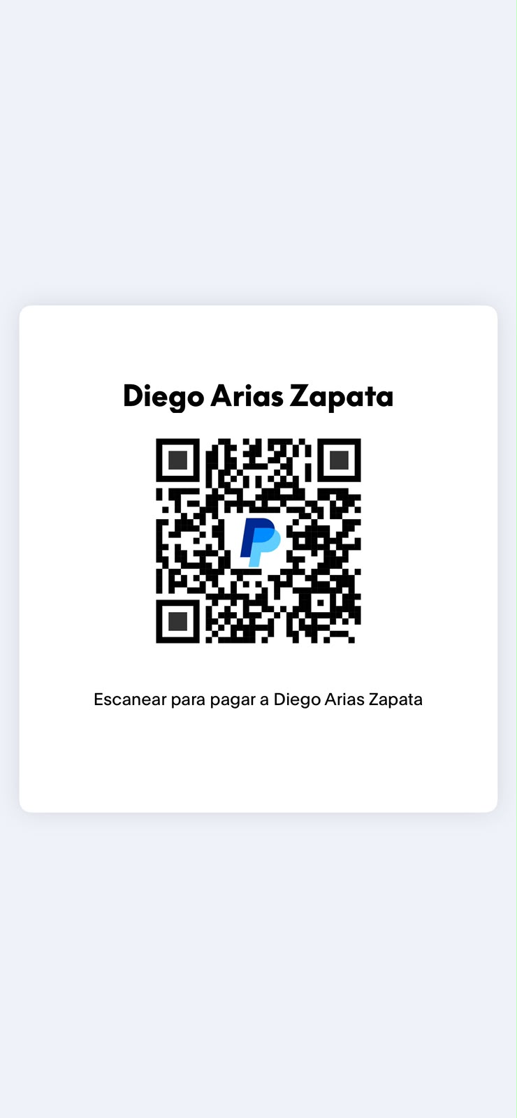 QR PayPal - Diego Arias Zapata